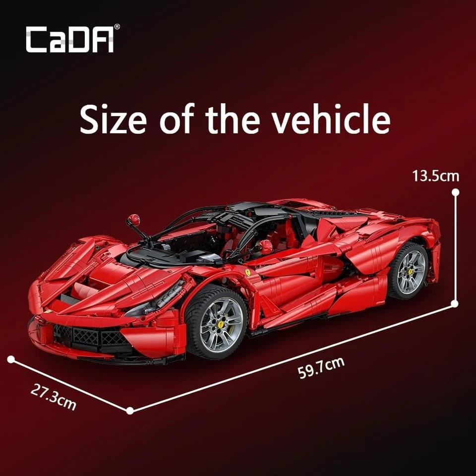 CaDA C61505 – Ferrari LaFerrari Viva Hypercar Model | 4,739 pcs Master 1:8, New - Image 3 of 4