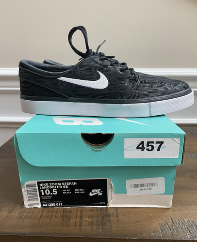 Nike ZOOM STEFAN JANOSKI PR SE Black White 631298-011 (457) Men's Shoes