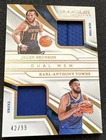 2024-25 Immaculate Jalen Brunson Karl Anthony Towns Dual Patch /99 Knicks GW/GU