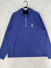 Fairway Greene Pullover Mens XL Blue 1/4 Zip F&G Tech Golf Falcon Ridge