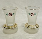 Set of 2 vintage Bartlett Collins Hand Painted Bud Vases