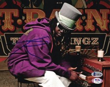T Pain Epiphany Rappa Ternt Sanga Three Ringz Signed 8x10 Photo PSA Beckett B