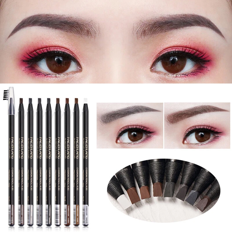 3X Waterproof Eyebrow Pencil Eye Brow Eyeliner Pen Brow Tint Makeup Long-Lasting - Image 2 of 4