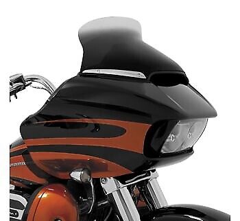 Memphis Shades Dark Smoke Spoiler 8.5" Windshield Harley Road Glide FLTRX 15-Up - Foto 1 di 3