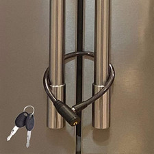 Urban August Fridge/Refrigerator Lock - French-Door/Cabinet - Black