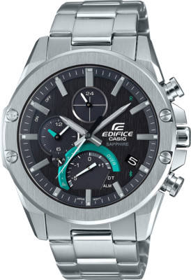 Casio EDIFICE EQB1000D-1A Smartphone Link Solar Power Stainless Steel Mens Watch
