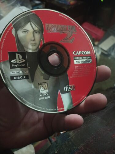 Resident Evil 2 -boxed Claire Disc 2 Only - Sony PlayStation 1 PS1 - Read