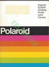 Vintage Polaroid SONAR OneStep Pronto Land Camera Manual