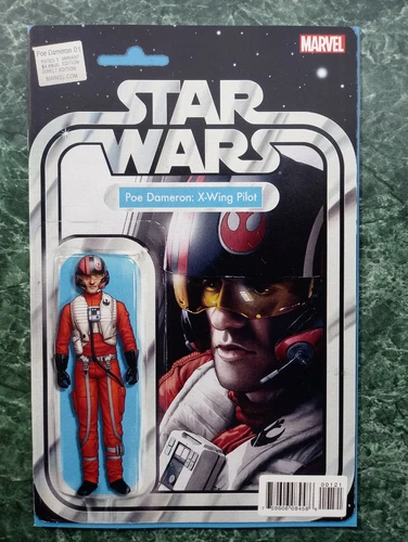 Poe Dameron #1 NM- 9.2 KEY! 1st Poe Dameron & BB-8! (2016 MARVEL) JTC Variant