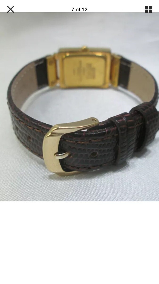 VINTAGE GIANNI VERSACE MEDUSA GOLDPLATED QUARTZ LADIES WATCH
