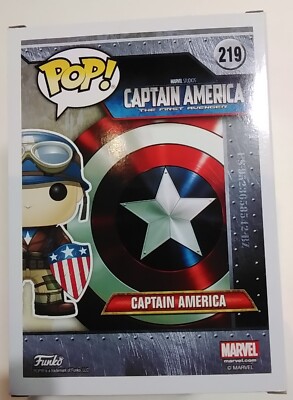 Funko Pop Captain America The First Avenger 219 Captain America