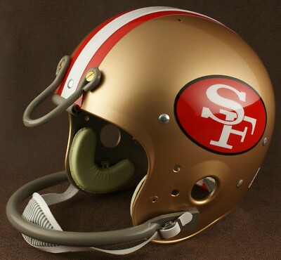 SAN FRANCISCO 49ers 1964-1979 NFL Authentic THROWBACK Football Helmet ...