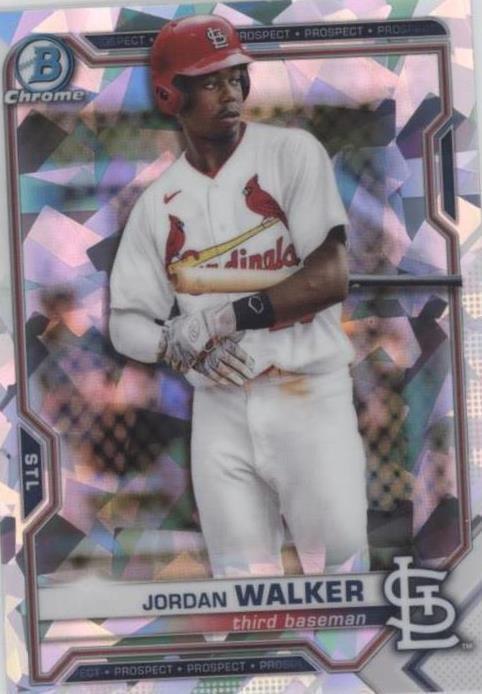 2021 Bowman - Chrome Prospects Jordan Walker #BCP-146 Atomic Refractor (RC)