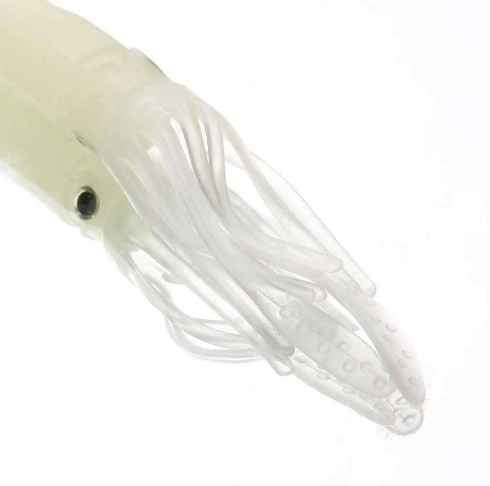 5 Pcs Bionic Squid Soft Baits Artificial Fishing Lures Squid Skirts ...