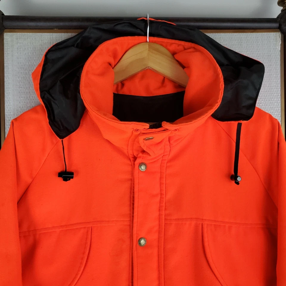 VTG CABELAS Size 2XL Made in USA Gore-Tex Hooded Mens Jacket Coat Game Pouch - Image 3 of 4