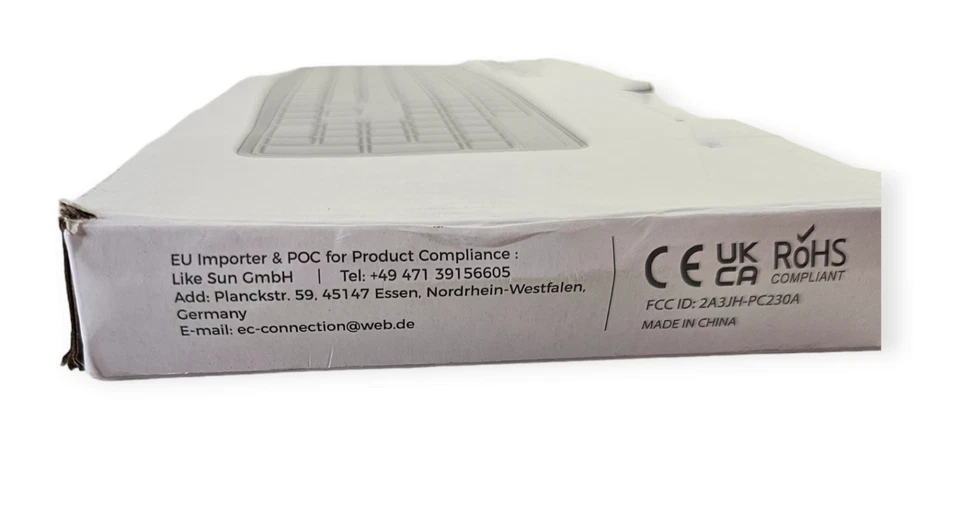 Wireless Keyboard Model PC230A, Color Black, Full Size Keyboard  - Image 3 of 4