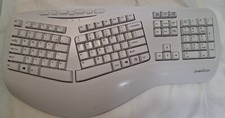 Perixx Wired Ergonomic Split Keyboard Periboard-512 II White