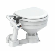 Seaflo Manual Compact Marine Toilet. Boat, Narrowboat etc. Fits Jabsco Mountings
