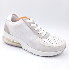 Baskets Tennis Chaussures Femme Sneakers - 37 38 39 40 41 - Blanche Gris Orange