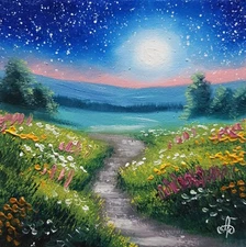 Ukrainian Artist Original Summer Landscape Oil Painting Home Decor Wall Art Gift