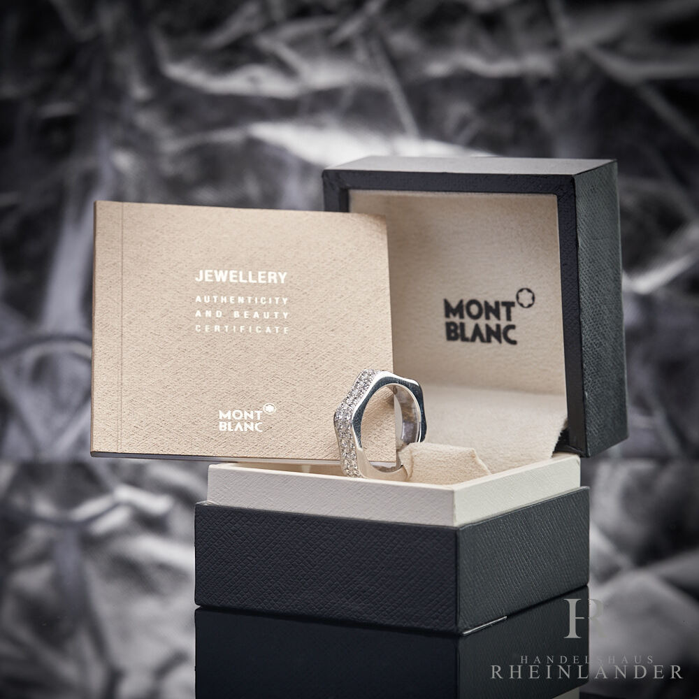 Montblanc Ladies Fine Jewellery 4810 White Gold 53 Medium Montblanc Ladies Fine Jewellery 4810 White Gold 53 Medium
