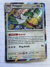 Pokémon TCG Pelipper Scarlet & Violet: Paldean Fates 204/091 Holo Shiny Rare