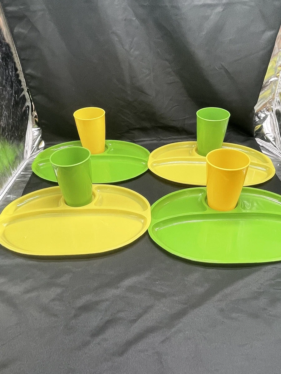 Plastic plates with clearance sections