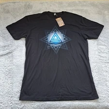 Next Level Mens Large Black TShirt JBRD Awoken Stone Logo New with Tags