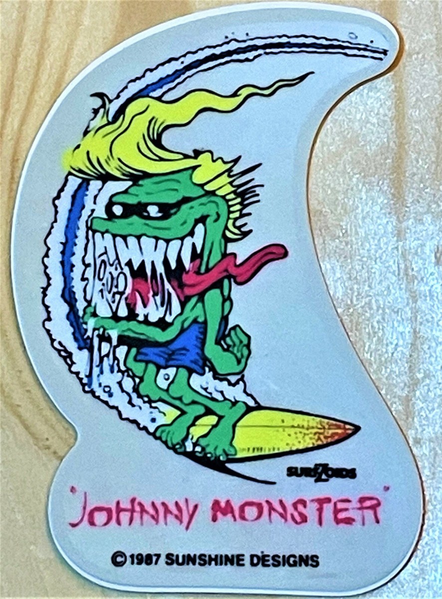 Vintage 1987 Surf Zoids Johnny Monster Santa Cruz Surfer