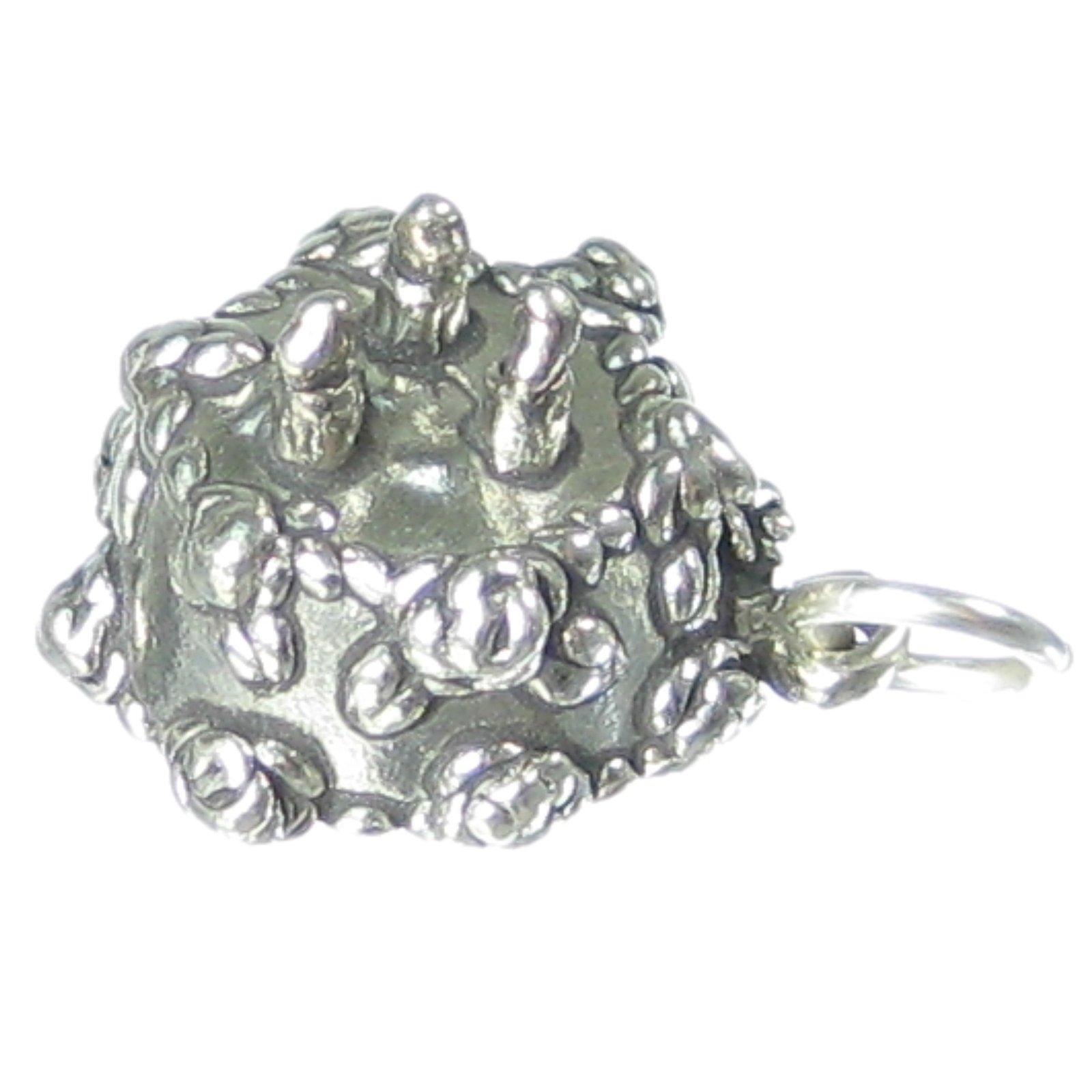 Sterling Silver .925 Cake with Candles Charm for Birthdays Anniversaries