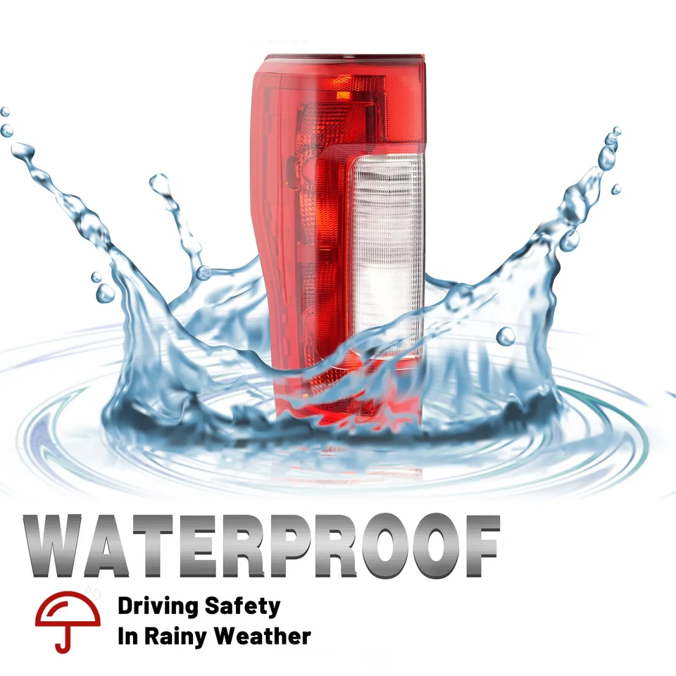 Pair Tail Lights Brake Lamps LH & RH Fit For Ford F250 F350 Super Duty 2017-2019 - Image 3 of 4