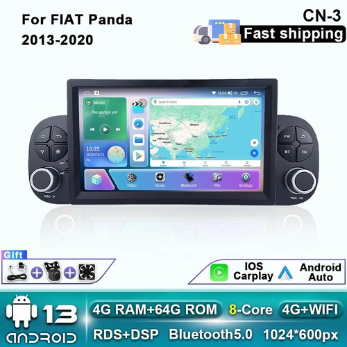 Android 13 Auto Carplay Autoradio für Fiat Panda 13-20 1Din GPS 4G DSP Head Unit - Bild 32 von 39