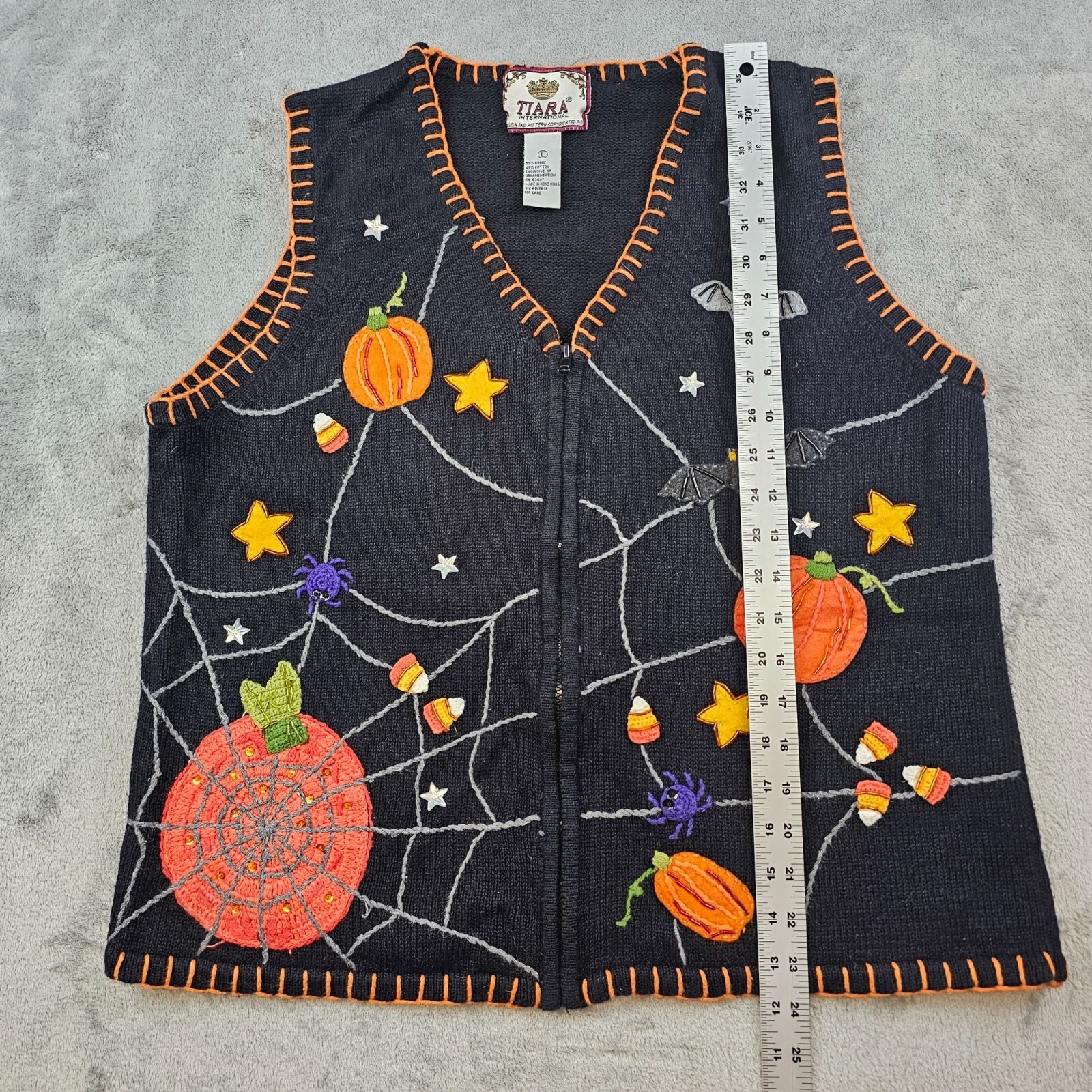 Vintage Tiara International Sweater Vest Women's Larg… Gem