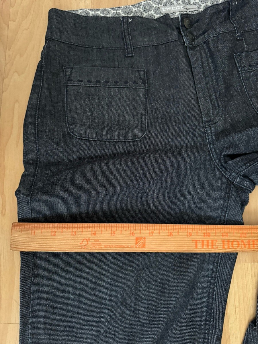 Jeans Crop Chico's Platinum Collection - Taille 2XL - Moderne - Neuf Avec étiquette