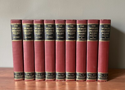 World's Greatest Books 1910 S.S. McClure 9 Volumes Fiction Poetry Frankenstein