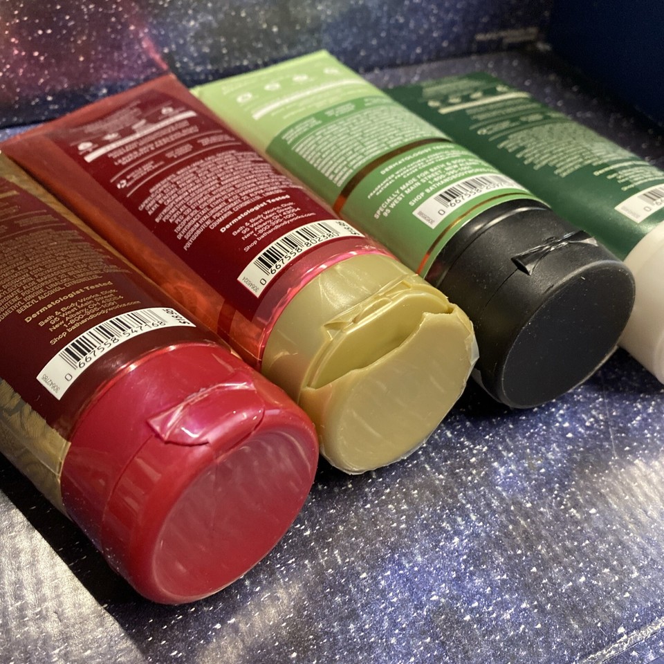 4 Pack Variation Bath & Body Works Body Cream BROKEN And DAMAGED CAP