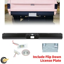 Roll Pan w/License Plate Light Flip Down For 1973-1987 Chevy C10 C20 Fleetside