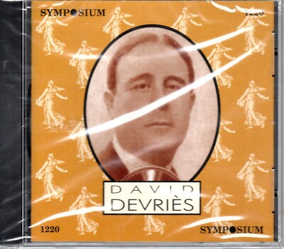 DAVID DEVRIES - RECORDINGS FROM 1904 TO 1907 ETC - SYMPOSIUM