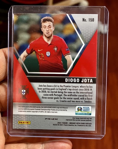 2021 Mosaic UEFA Euro 2020 Mosaic Genesis #158 Diogo Jota - Portugal - Picture 2 of 2