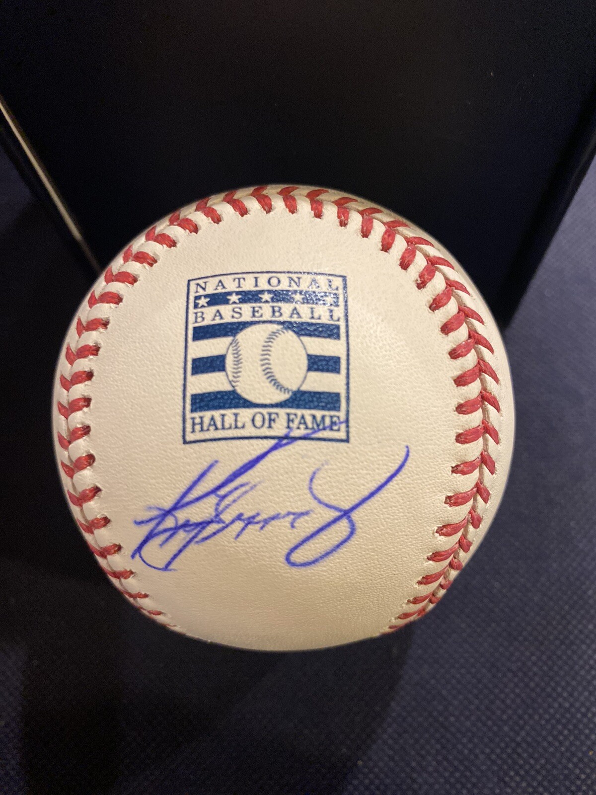 Ken Griffey Jr Signed OMLB Hall of Fame Baseball MLB Auth Fanatics Auto HOF-image