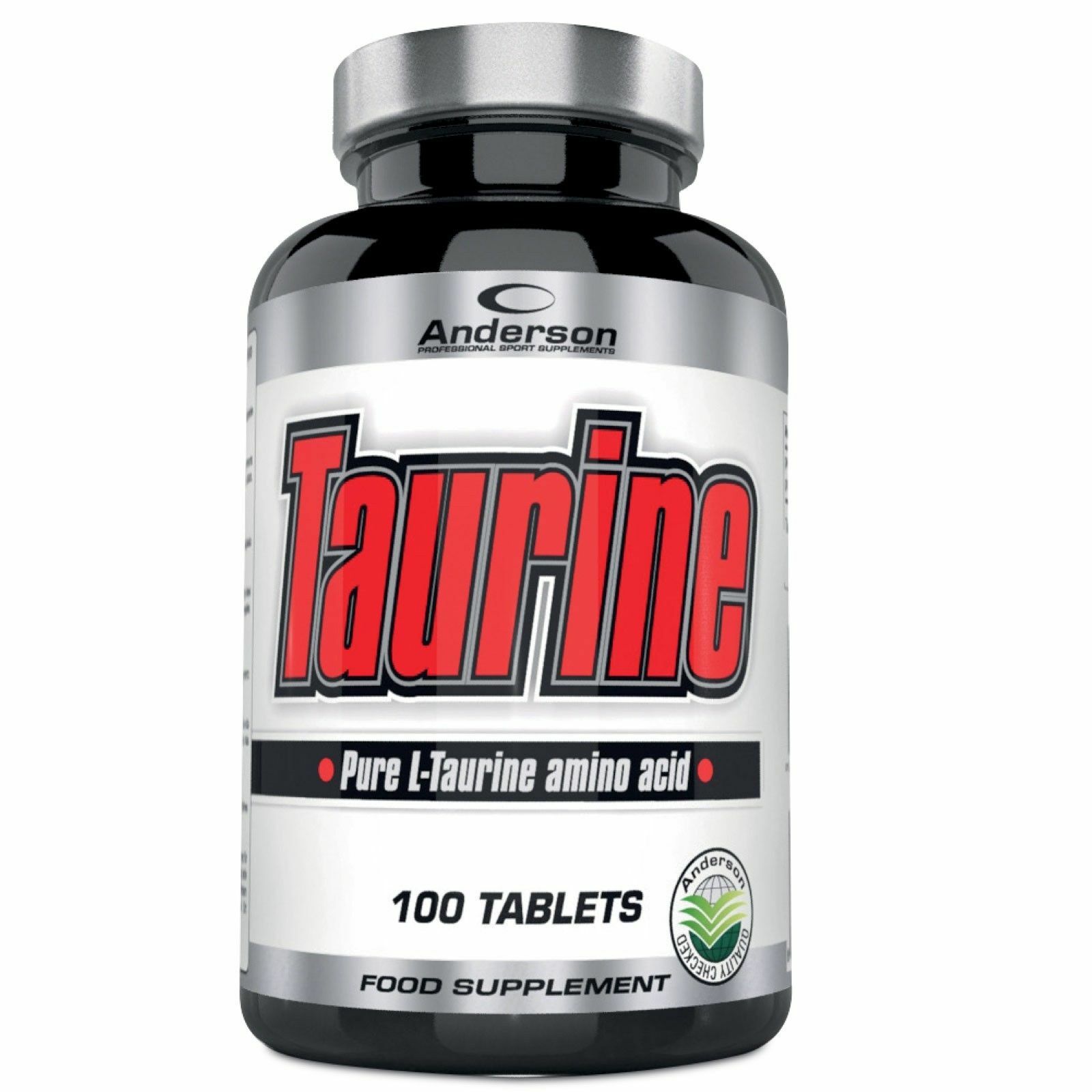 Anderson Taurine 100 cpr Pura L-Taurina Riduzione senso fatica Dimagrimento
