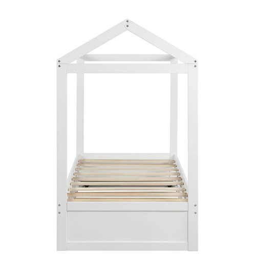 2025/House Bed Trundle White Bed Frames - Picture 3 of 16
