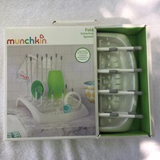 MUNCHKIN FOLD-UP BABY Bottle Cups Pump Parts Drying Rack Drainer
