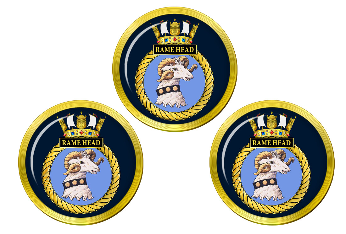HMS Rame Head, Royal Navy Golf Ball Markers