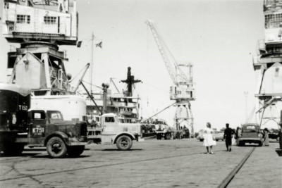 Kai der Kuwait Oil Company bei Maina al Ahmadi Kuwait um 1930 4x6 Foto