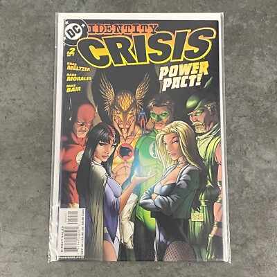 Identity Crisis #2 (2004) Power Pact! Brad Meltzer Comic Book by DC Comics