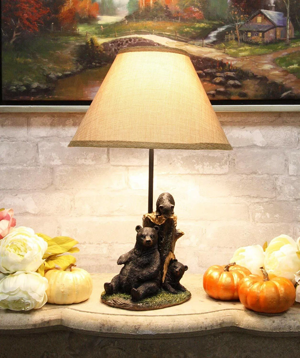 Black bear cheap table lamps