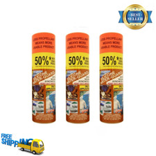 Silicone Waterproof Spray Fabric Water Guard Protection Clothes Shoe Tent, 3Pack