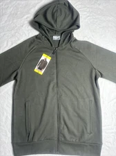 32 Degrees Men's Full Zip Hoodie Size S Green