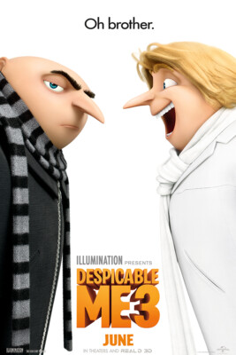 Despicable Me 3 Movie Art Wall Indoor Room Outdoor - POSTER 20x30